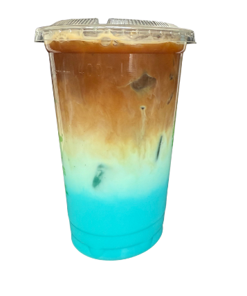 Blue latte